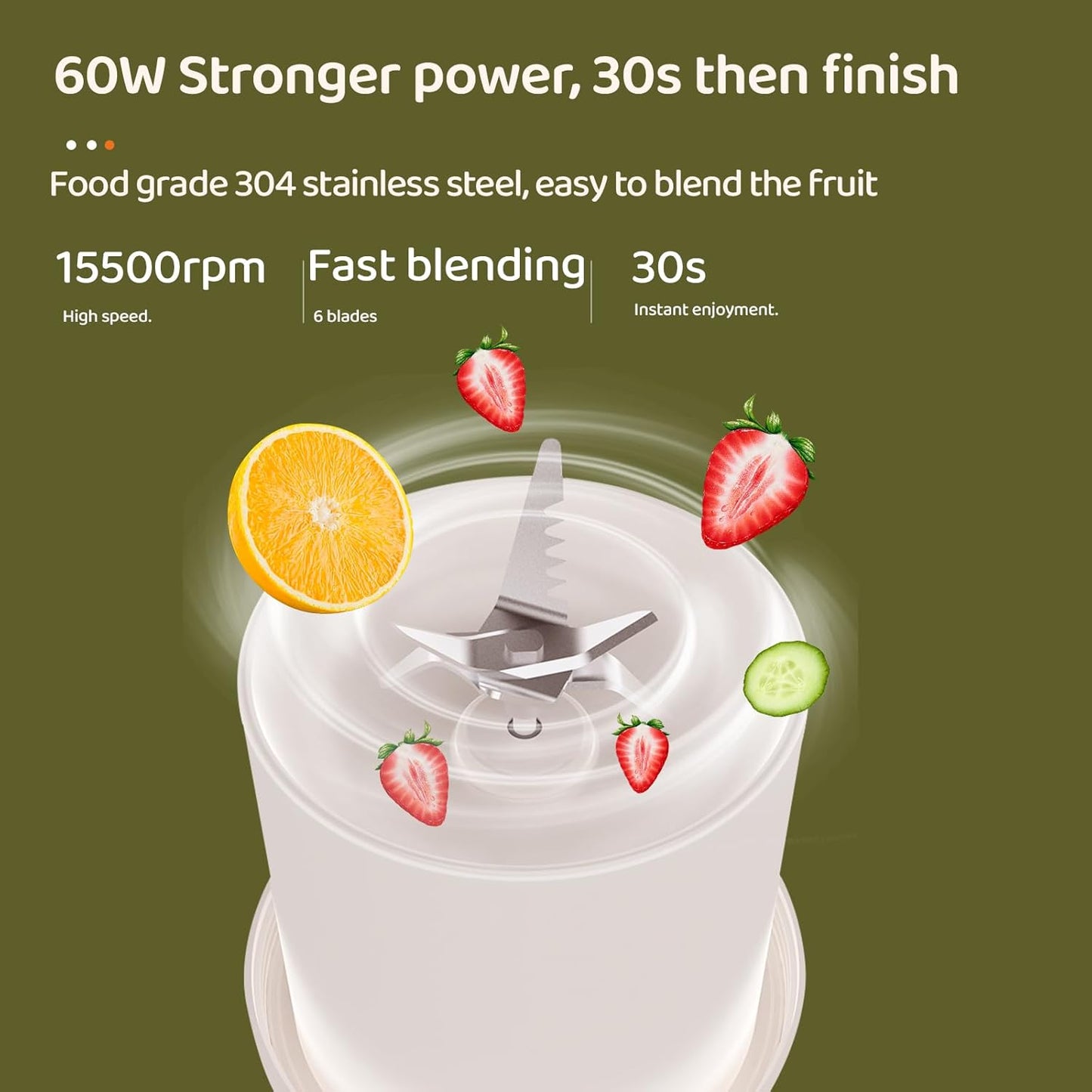 Portable Smoothie Blender ✨ Fresh Energy Anywhere