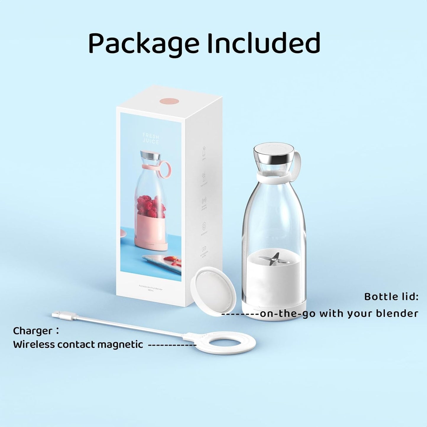 Portable Smoothie Blender ✨ Fresh Energy Anywhere