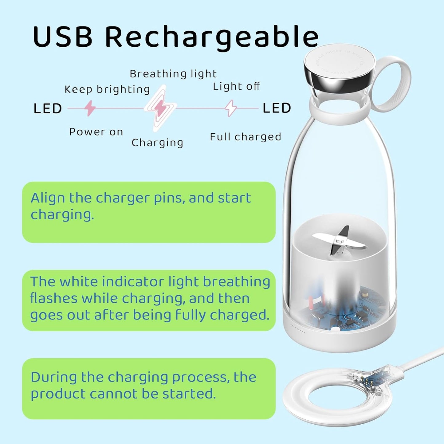 Portable Smoothie Blender ✨ Fresh Energy Anywhere