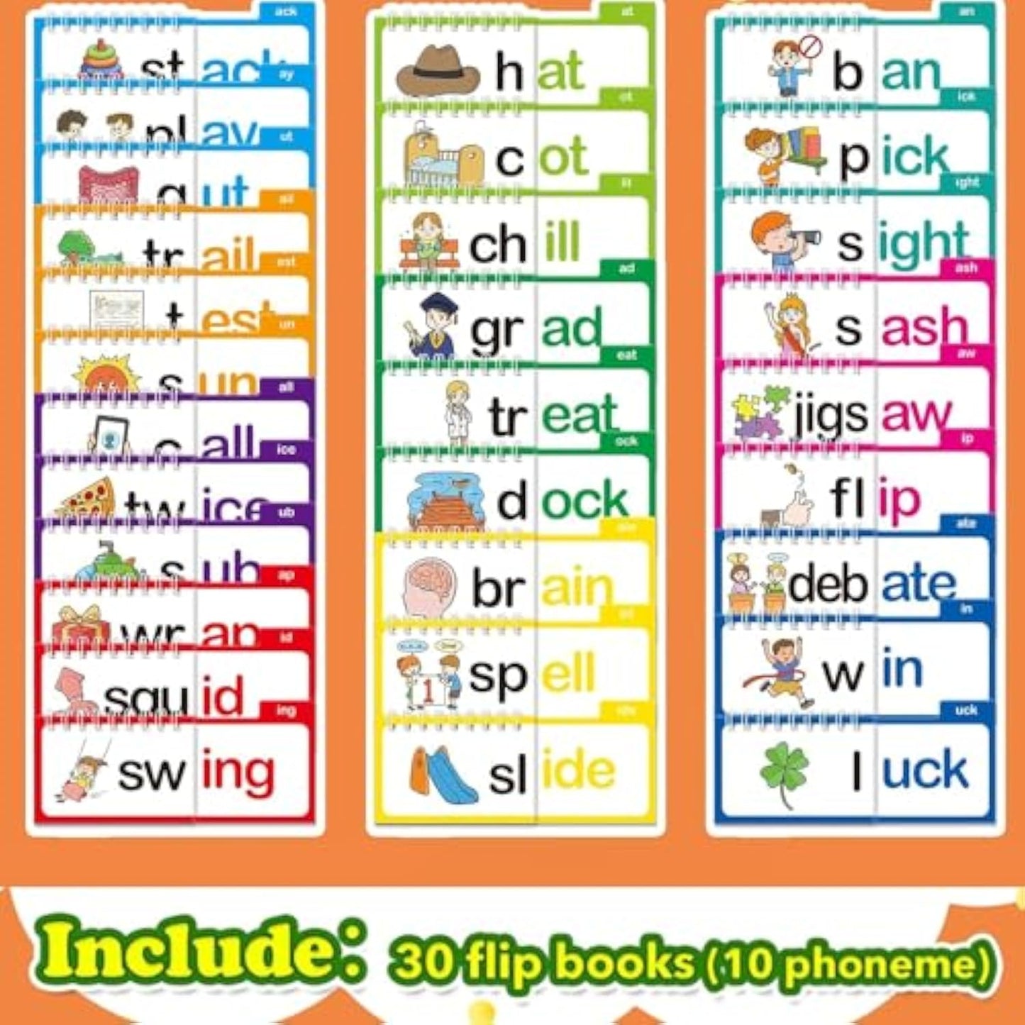 š„š„30 Read and Rhyme Flip Books