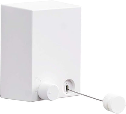 Happywayfar Retractable Clothesline ABS case+Aluminum Dryer with Adjustable Stainless Steel Double Rope String Hotel Style Heavy Duty,Wall Mounted Method, 13.8 Feets