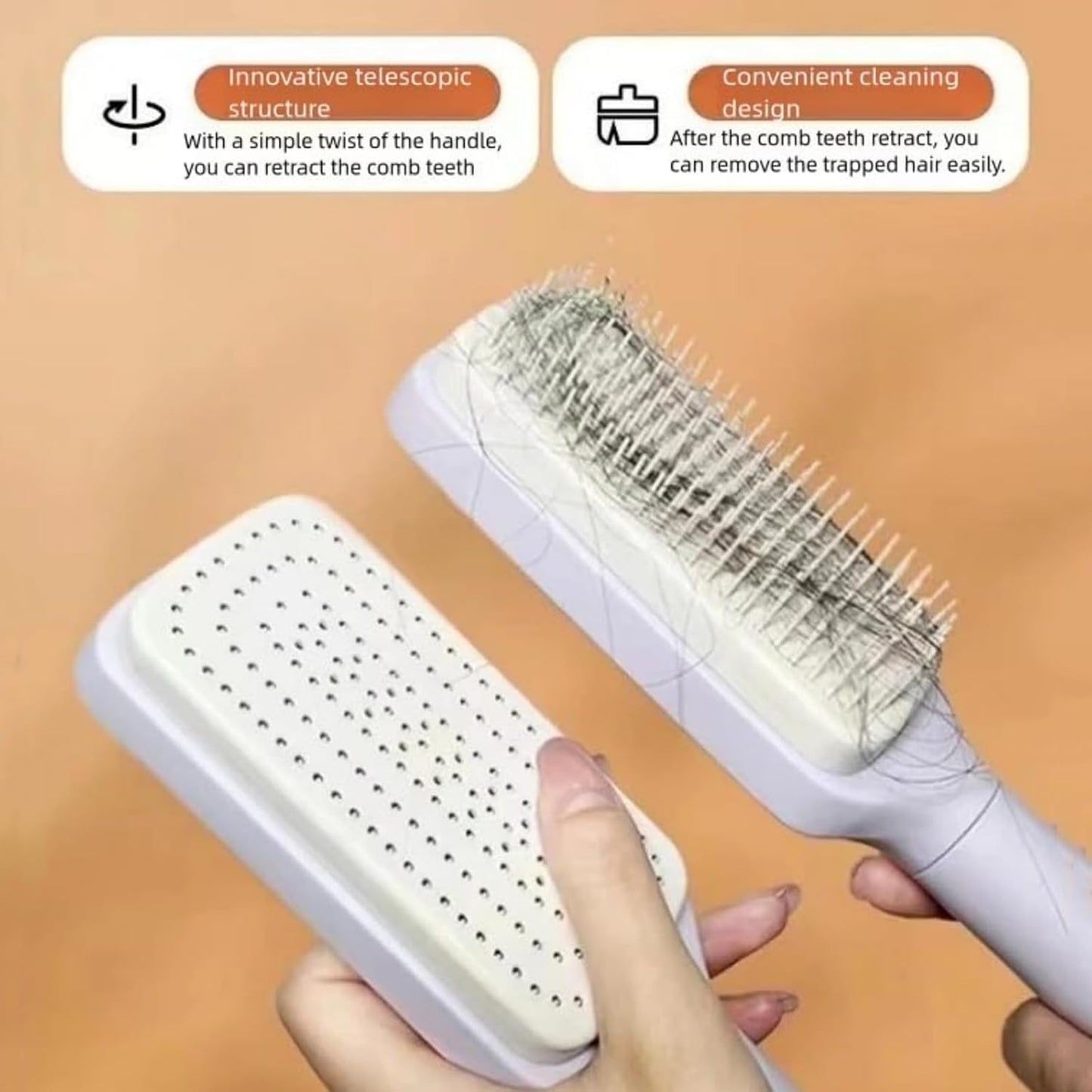 【🔥Big Sale🔥】Self-Cleaning Comb