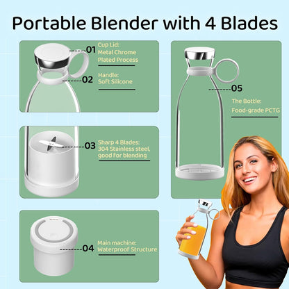 Portable Smoothie Blender ✨ Fresh Energy Anywhere