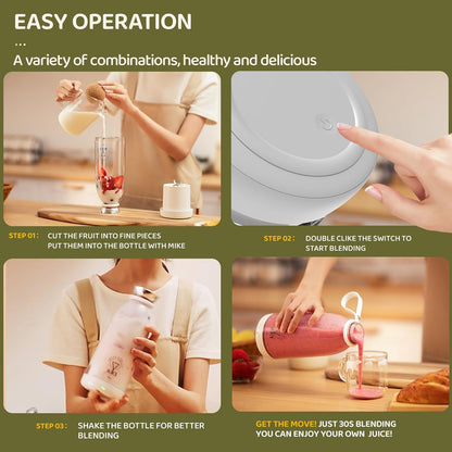 Portable Smoothie Blender ✨ Fresh Energy Anywhere