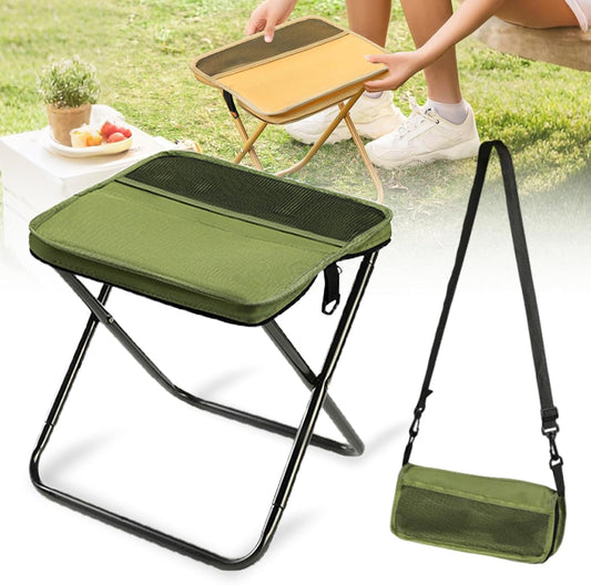 Ultra-Light Folding Stool 🏕️ Portable for Outdoor Fun