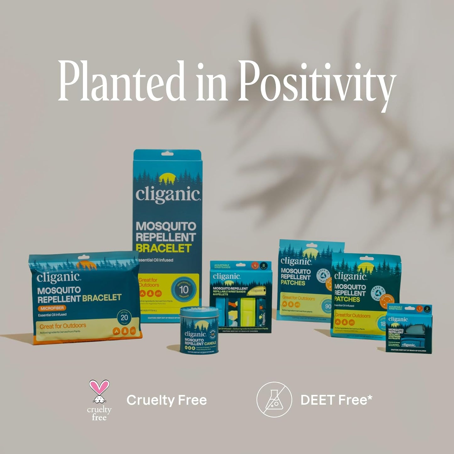 【🔥Big Sale🔥】Hppywayfar 25-pack of Mosquito Repellent Wristbands for Adults and Children - Natural DEET-Free, Individually Wrapped