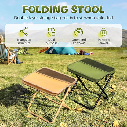 Ultra-Light Folding Stool 🏕️ Portable for Outdoor Fun