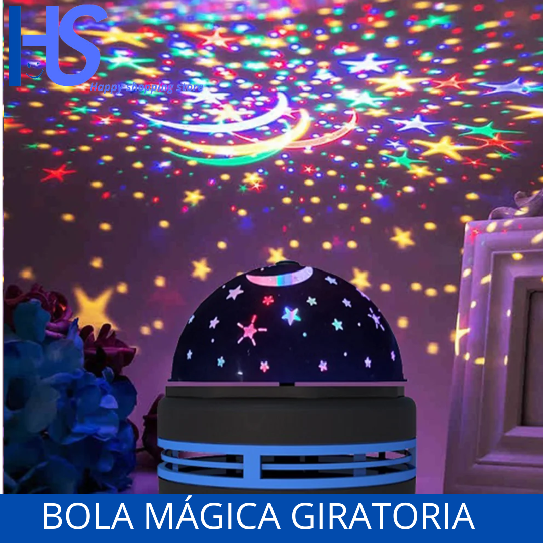 BOLA MÁGICA GIRATORIA, Lámpara de proyector