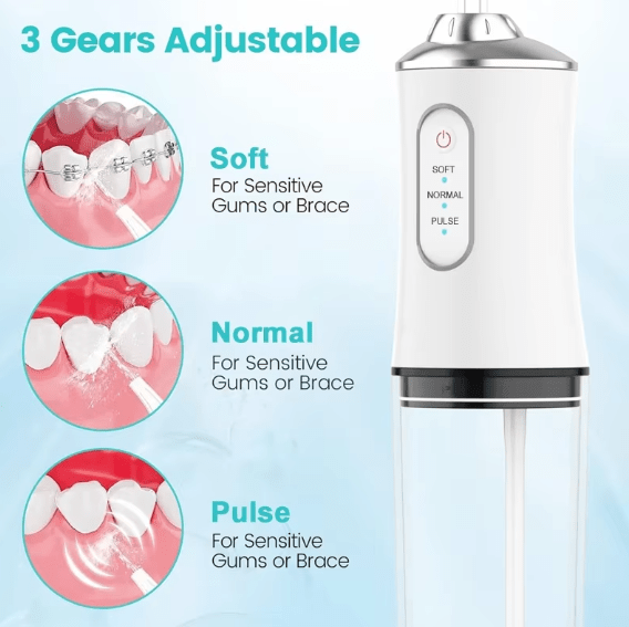 Dental Irrigator – Cordless Water Flosser for Deep Oral Cleaning